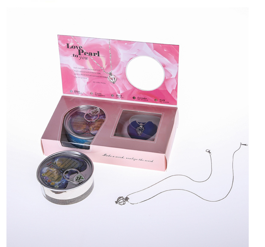Schmuck-Geschenkbox mit Süßwasserperlenkette