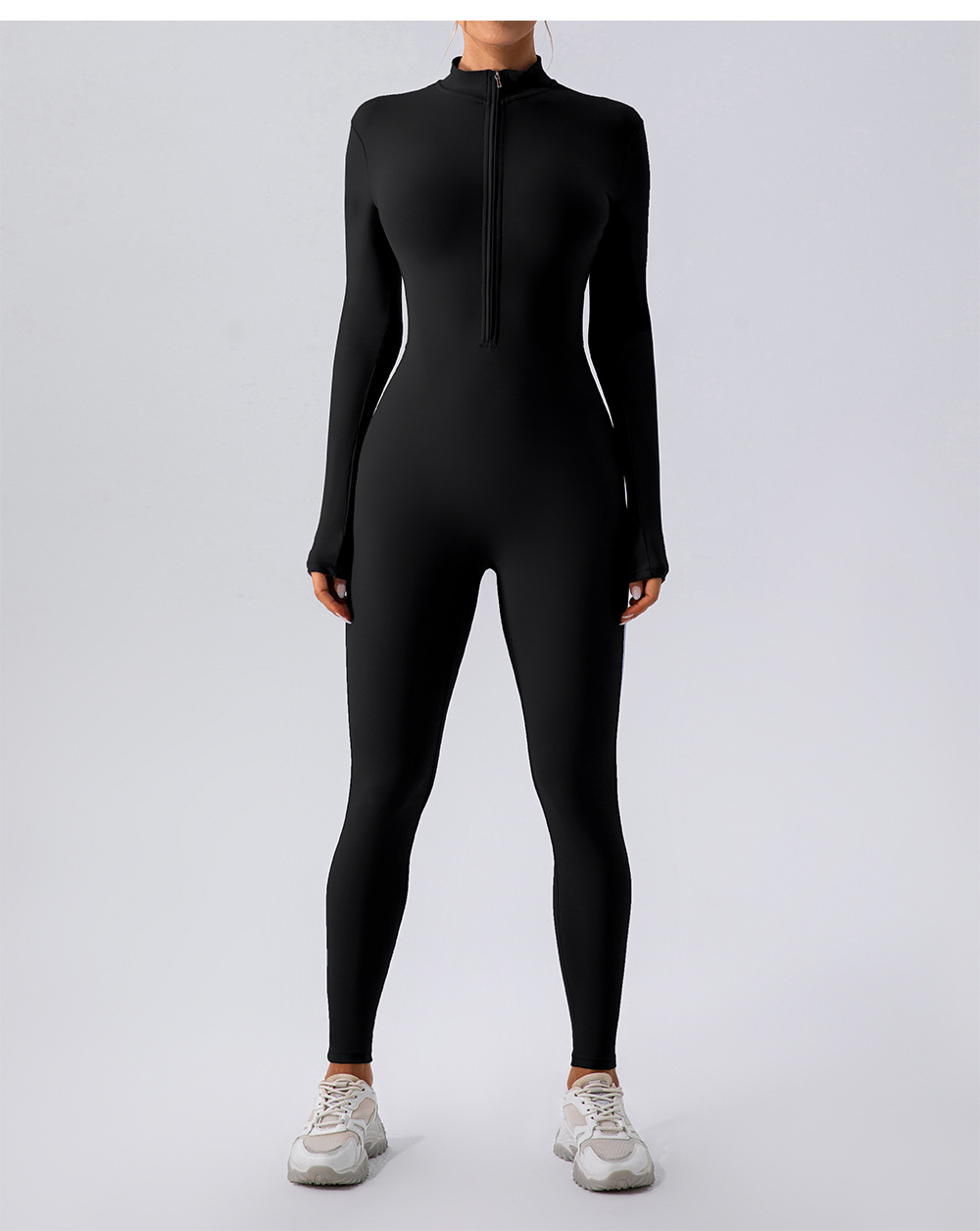 Fleecegefütterter Yoga-Jumpsuit