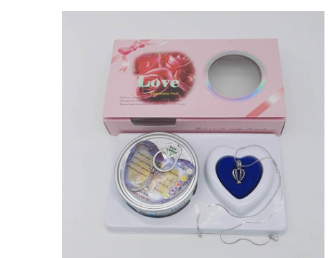 Schmuck-Geschenkbox mit Süßwasserperlenkette