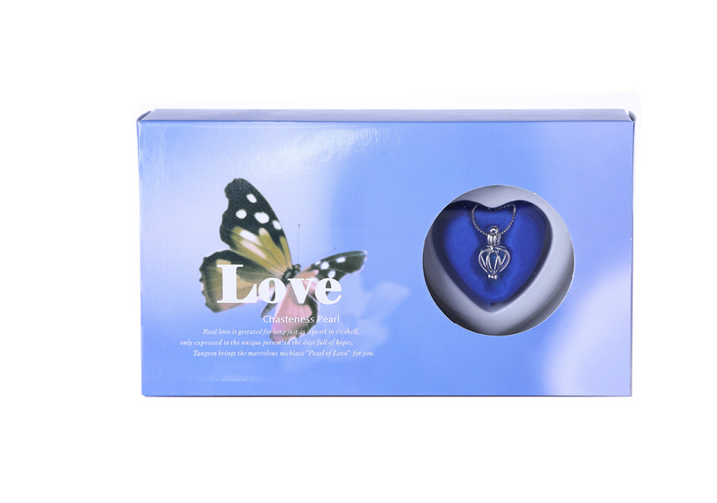 Schmuck-Geschenkbox mit Süßwasserperlenkette