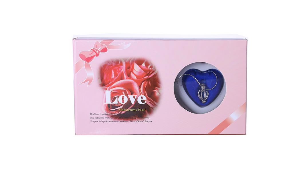 Schmuck-Geschenkbox mit Süßwasserperlenkette