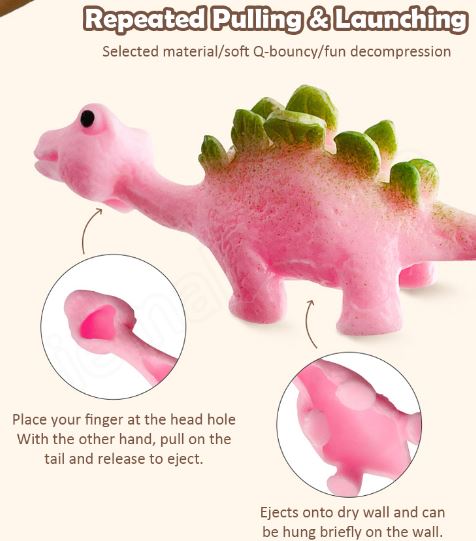 Steinschleuder Dino-Katapult Fingerspielzeuge