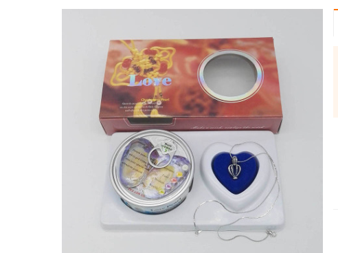 Schmuck-Geschenkbox mit Süßwasserperlenkette