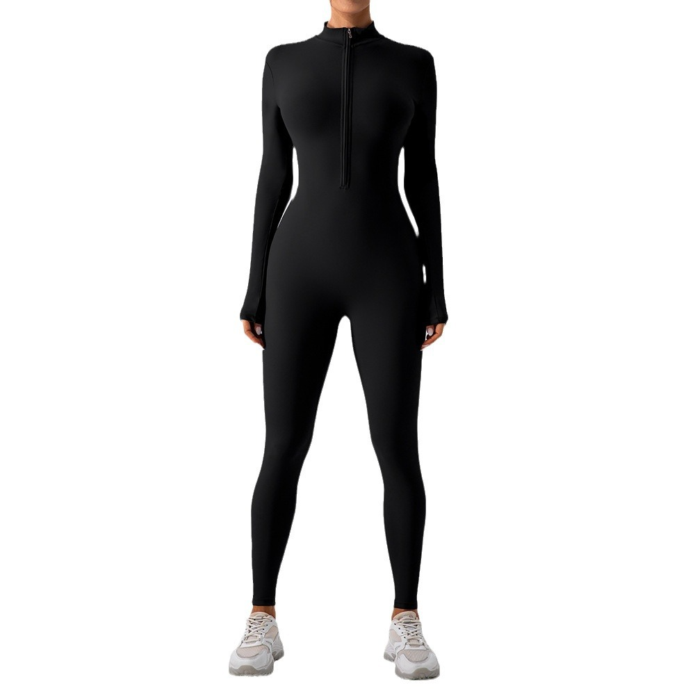 Fleecegefütterter Yoga-Jumpsuit