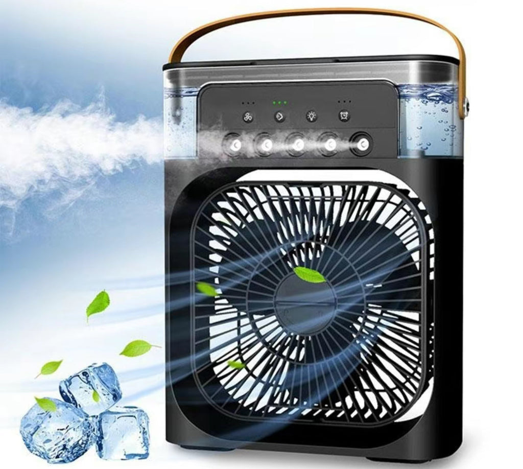 Tragbarer 3-in-1-Luftkühler – Mini-Klimaanlage für Zimmer, Büro & Auto | Schnelle Kühlung + Luftbefeuchter | Versand aus den USA 🇺🇸 | TikTok & Amazon Bestseller!