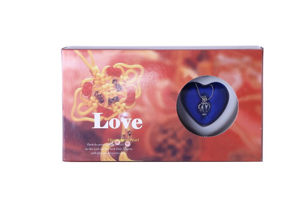 Schmuck-Geschenkbox mit Süßwasserperlenkette