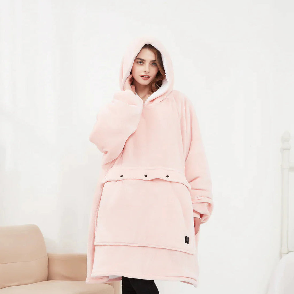 Beheizbare Hoodie-Decke
