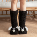 Damen Plüsch-Hundesocken