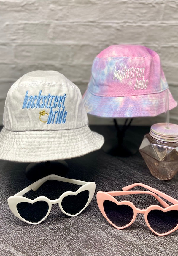Backstreet Bride | Backstreet Babe - Die ultimativen Jungs-Band Junggesellinnenabschied-Hüte!