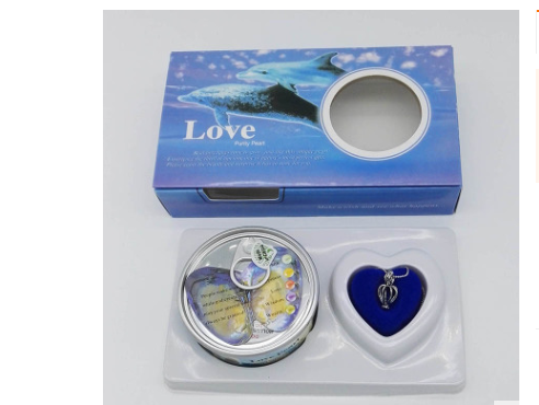 Schmuck-Geschenkbox mit Süßwasserperlenkette