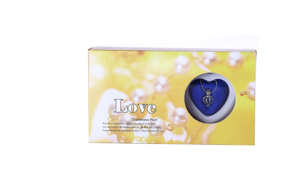 Schmuck-Geschenkbox mit Süßwasserperlenkette