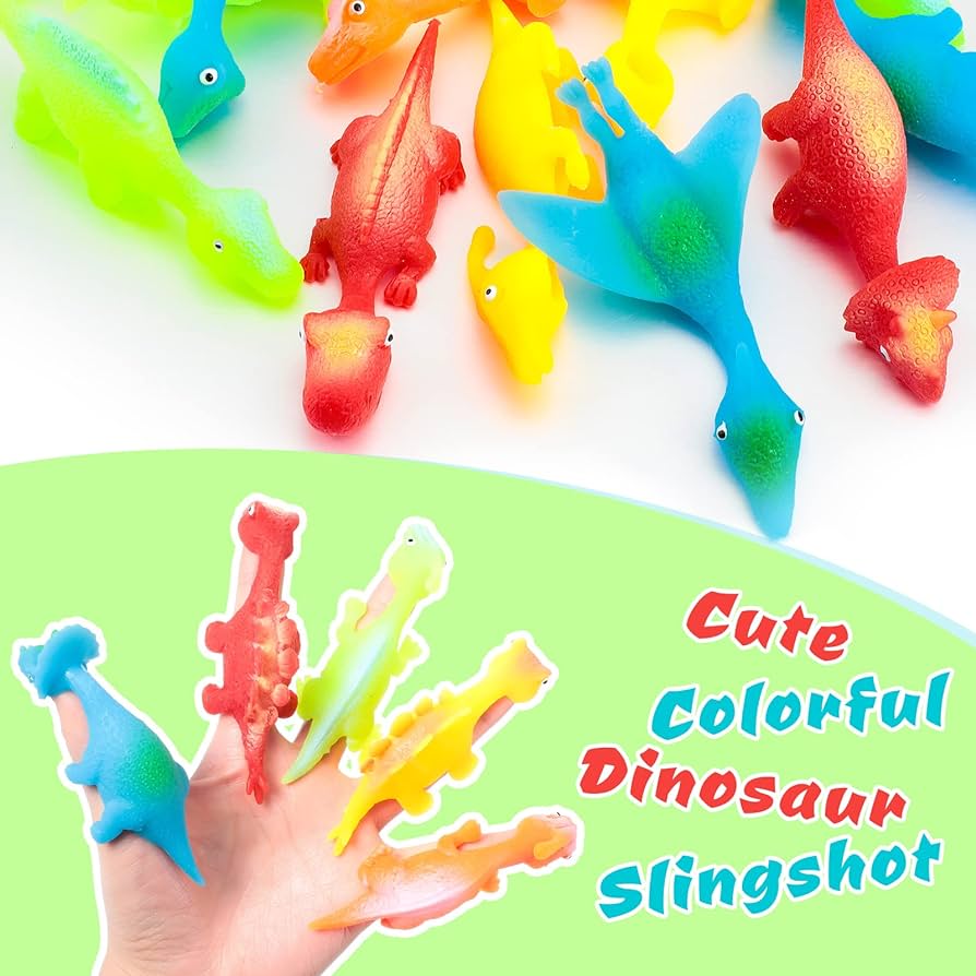 Steinschleuder Dino-Katapult Fingerspielzeuge