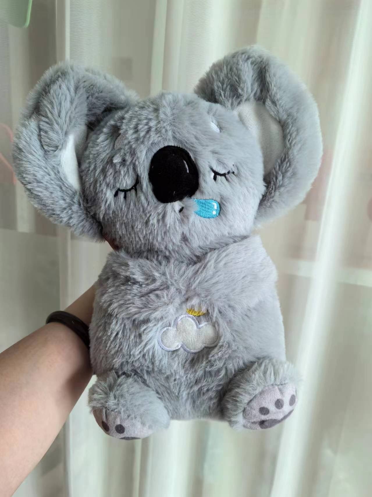 Soundmaschine Soothe 'n Snuggle Otter Tragbares Plüsch-Babyspielzeug mit sensorischen Details, Musik, Lichtern und rhythmischen Atembewegungen