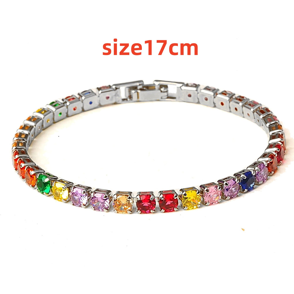 Hip Hop 4.0 Micro Zirkon Tennisarmband Set